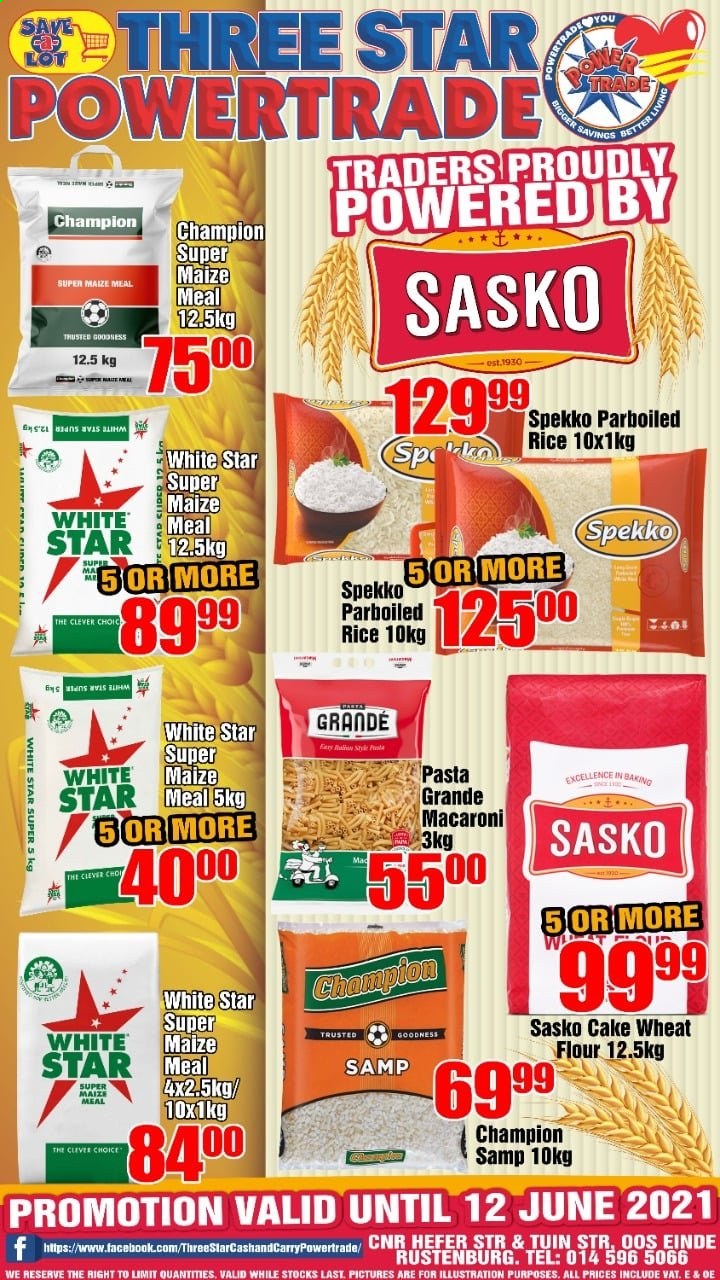 Three Star Cash and Carry specials - 06.04.2021 - 06.12.2021. 