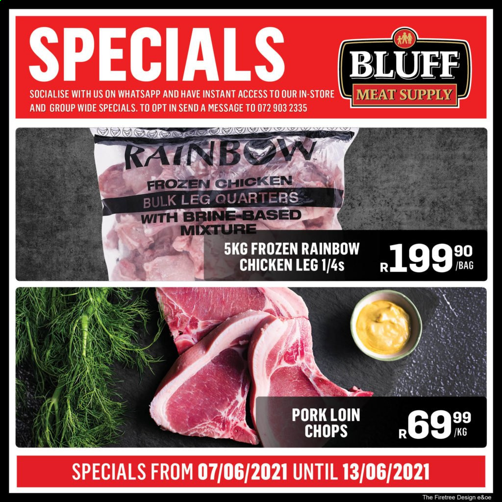 Bluff Meat Supply specials - 06.07.2021 - 06.13.2021. 