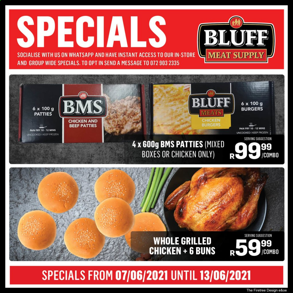 Bluff Meat Supply specials - 06.07.2021 - 06.13.2021. 