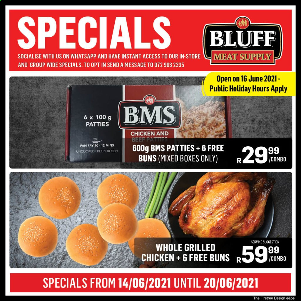 Bluff Meat Supply specials - 06.14.2021 - 06.20.2021. 