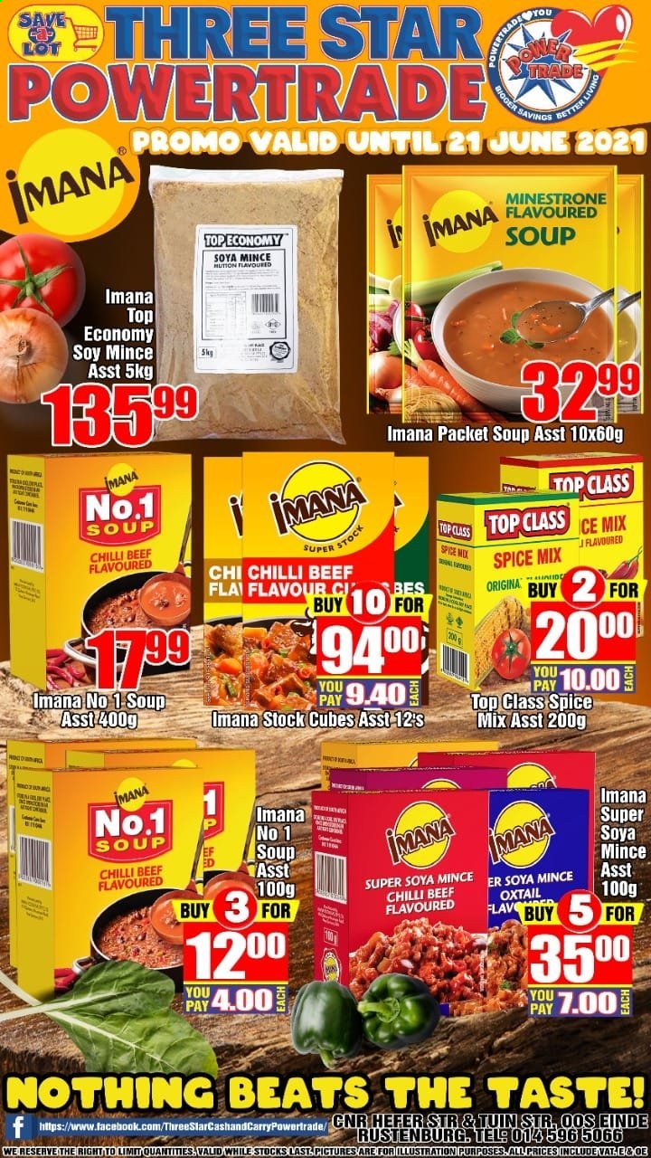 Three Star Cash and Carry specials - 06.16.2021 - 06.21.2021. 