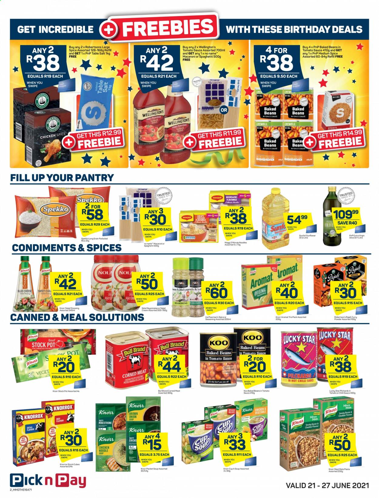 Pick n Pay specials - 06.21.2021 - 06.27.2021. 