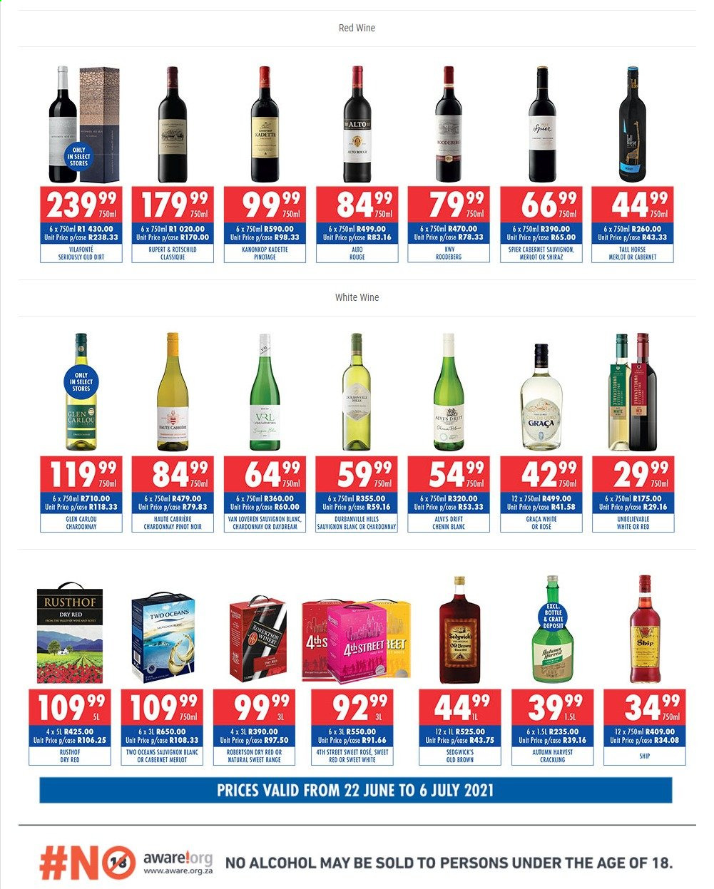 Ultra Liquors specials - 06.22.2021 - 07.06.2021. 