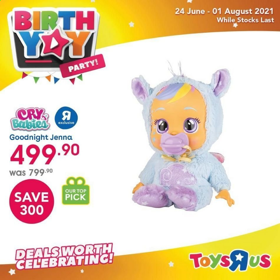 Toys R Us specials - 06.24.2021 - 08.01.2021. 