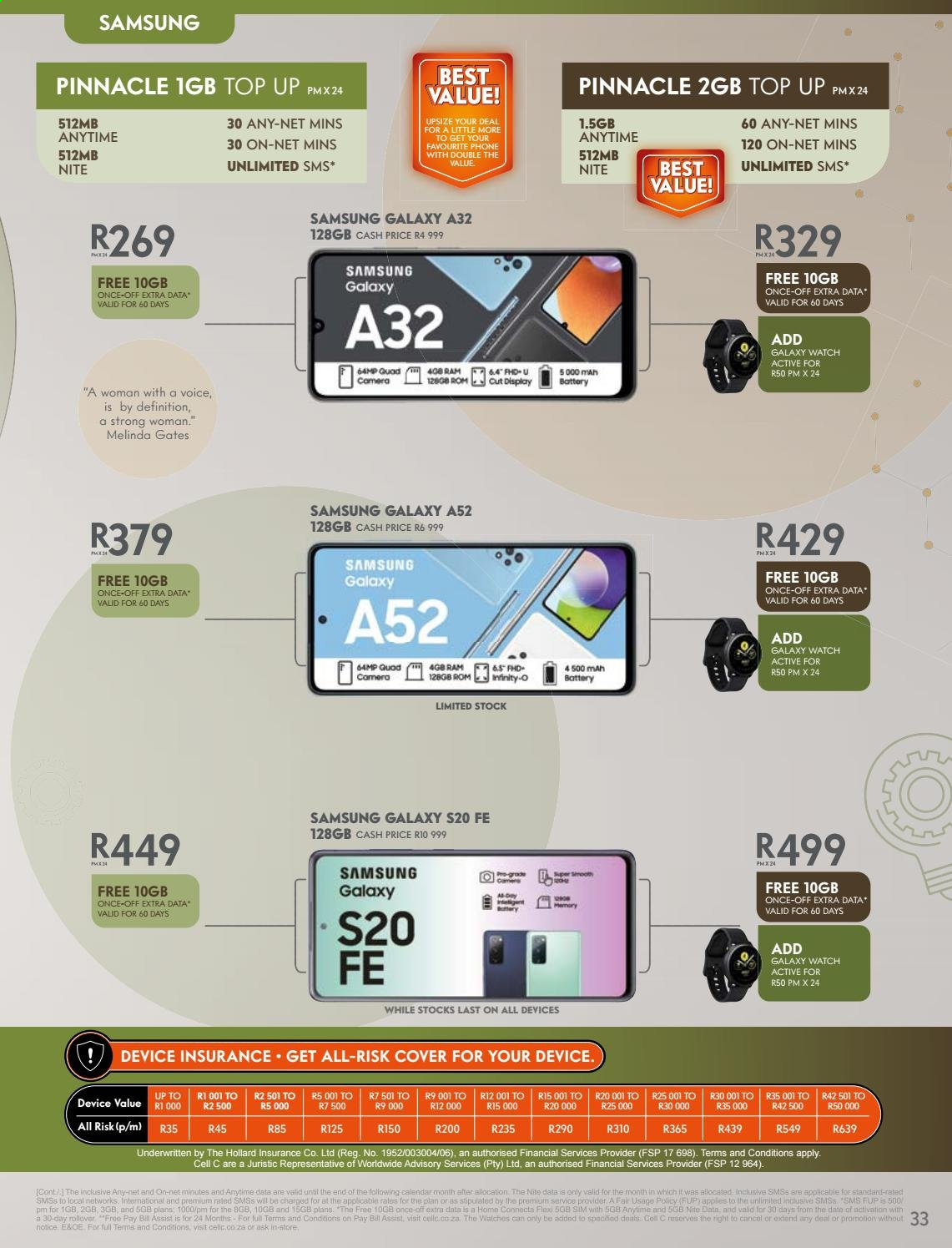 Cell C specials - 07.13.2021 - 08.31.2021. 