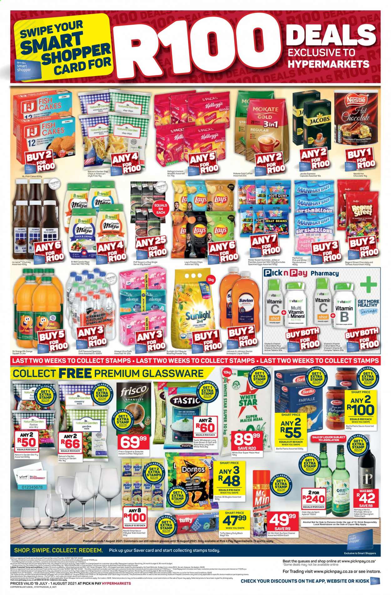 Pick n Pay specials - 07.19.2021 - 08.01.2021. 