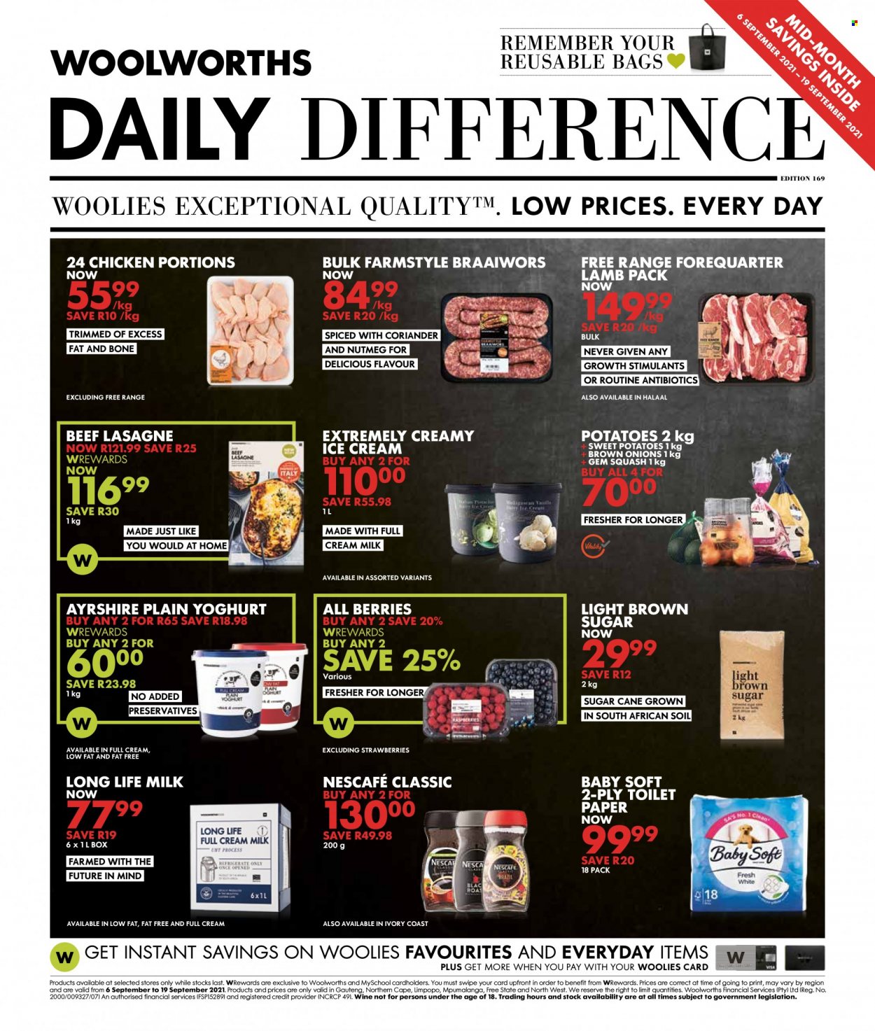 Woolworths specials - 09.06.2021 - 09.19.2021. 