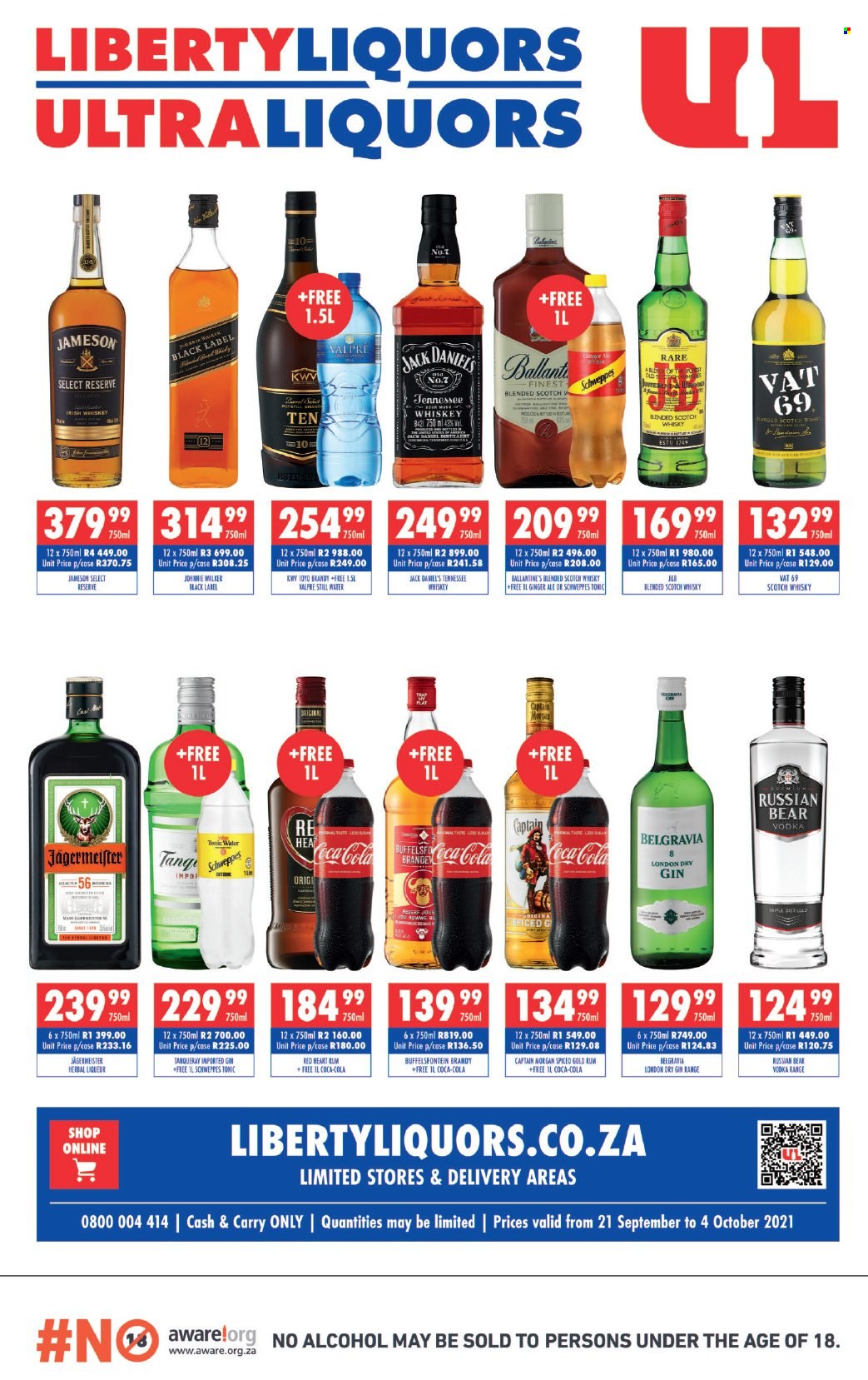 Liberty Liquors specials - 09.21.2021 - 10.04.2021. 