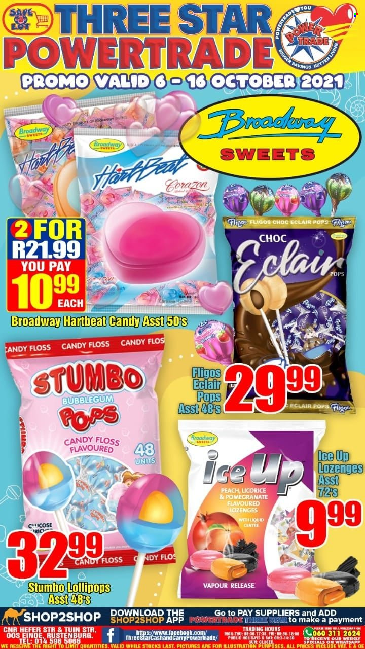 Three Star Cash and Carry specials - 10.06.2021 - 10.16.2021. 
