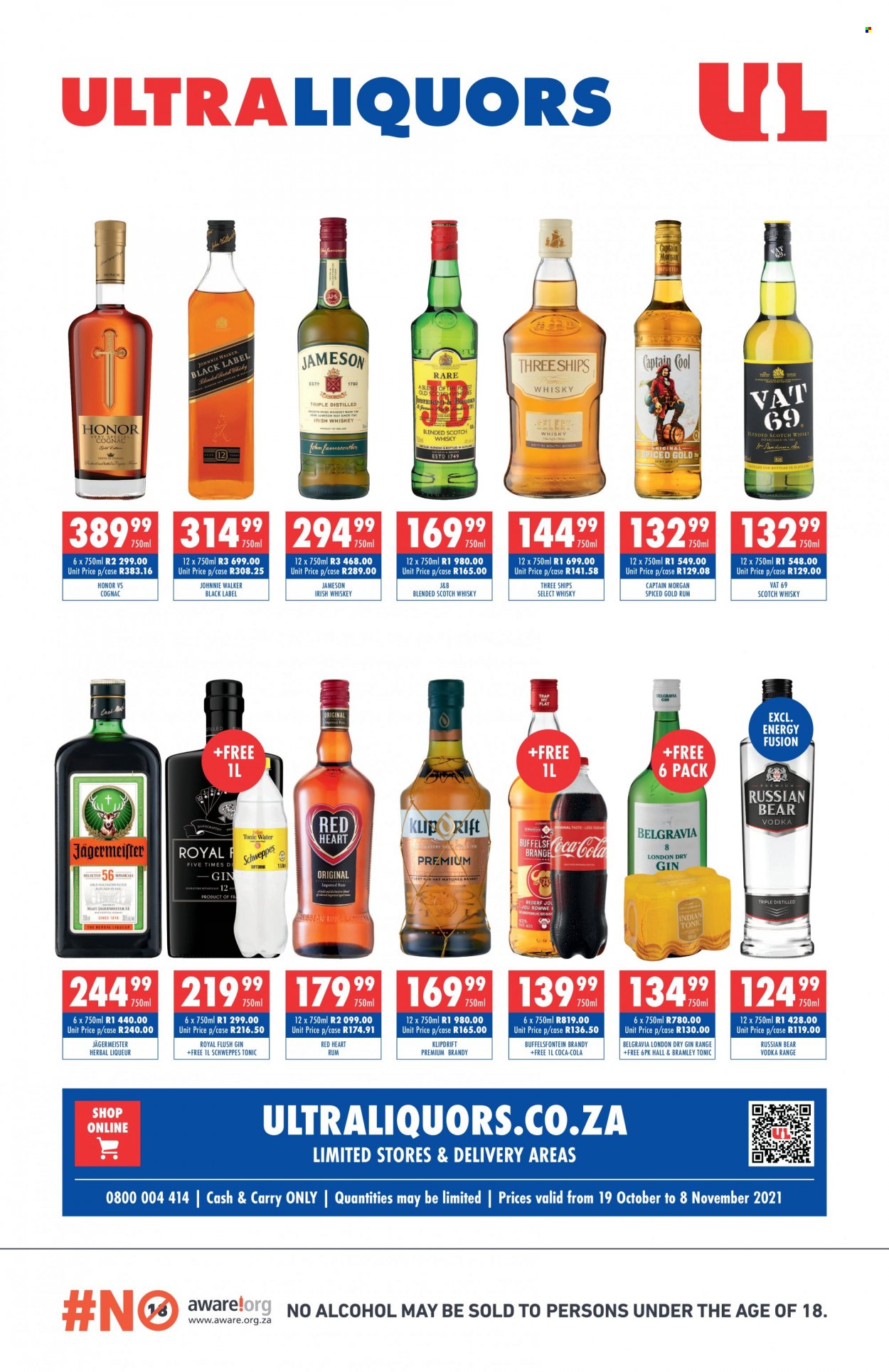 Ultra Liquors specials - 10.19.2021 - 11.08.2021. 