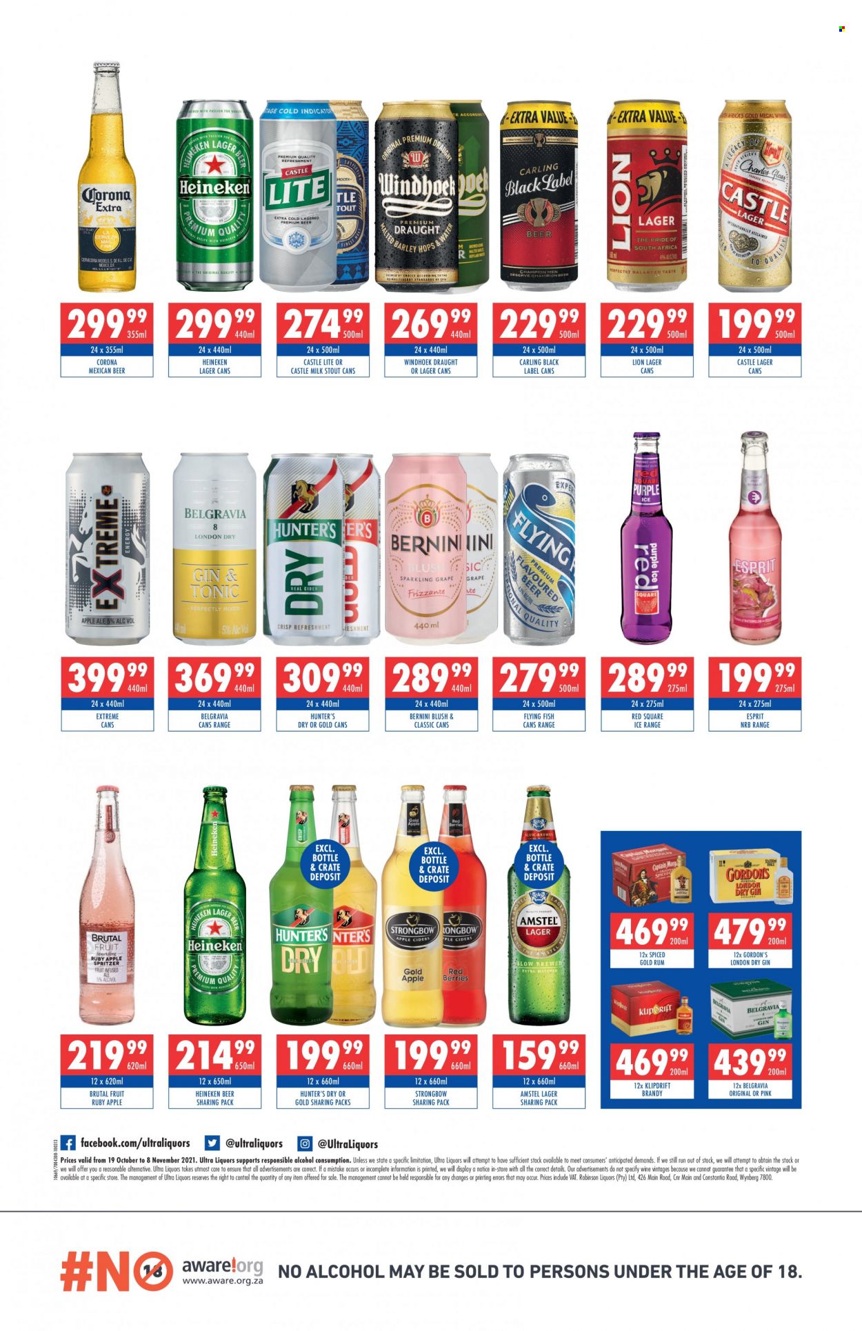 Ultra Liquors specials - 10.19.2021 - 11.08.2021. 