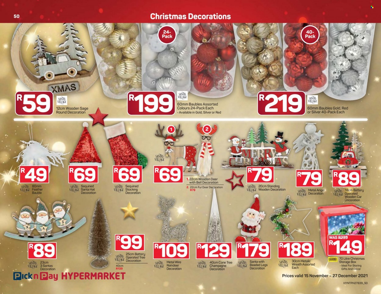 Pick n Pay Hypermarket specials - 11.15.2021 - 12.27.2021. 