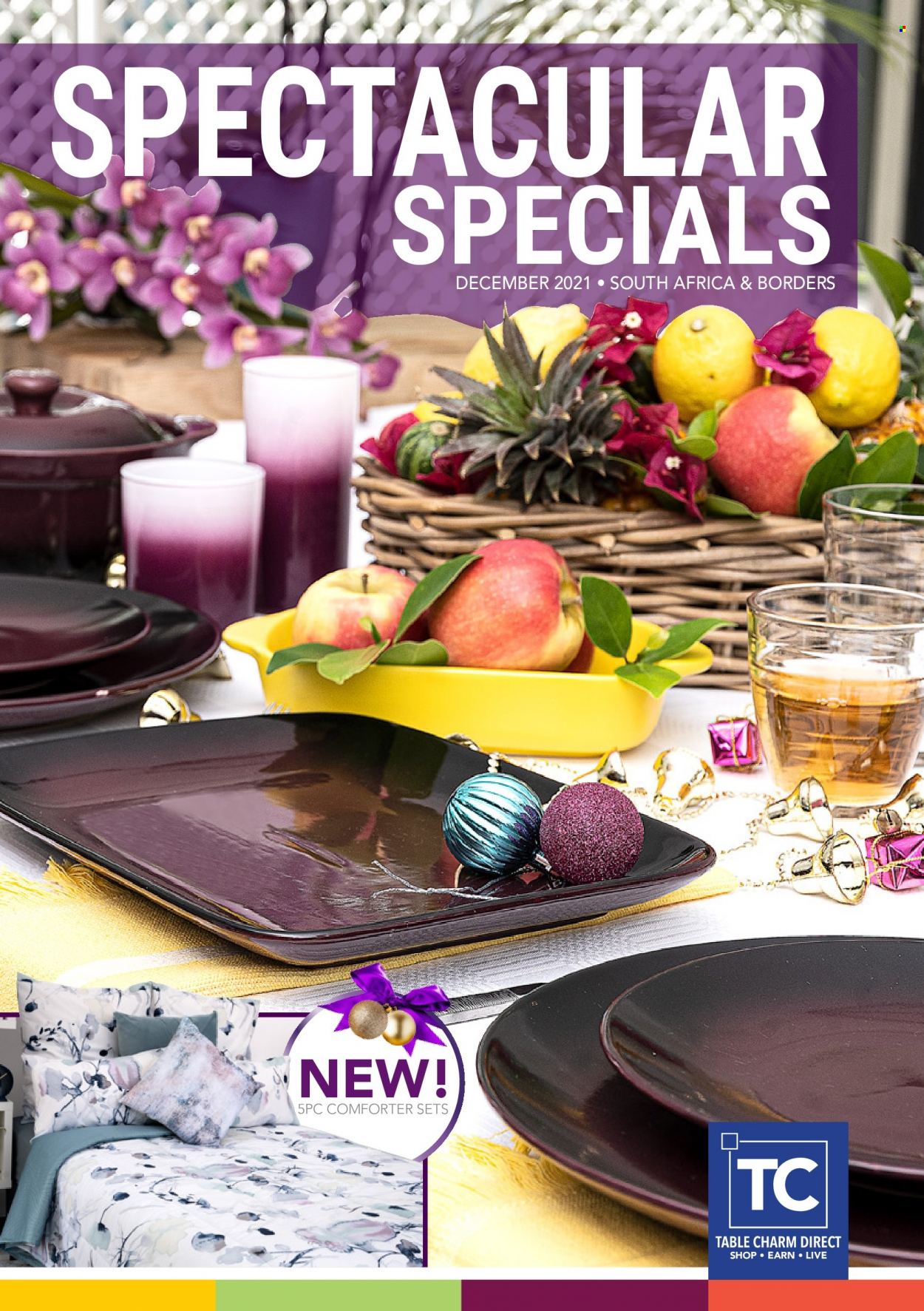 Table Charm Direct specials - 12.01.2021 - 12.31.2021. 