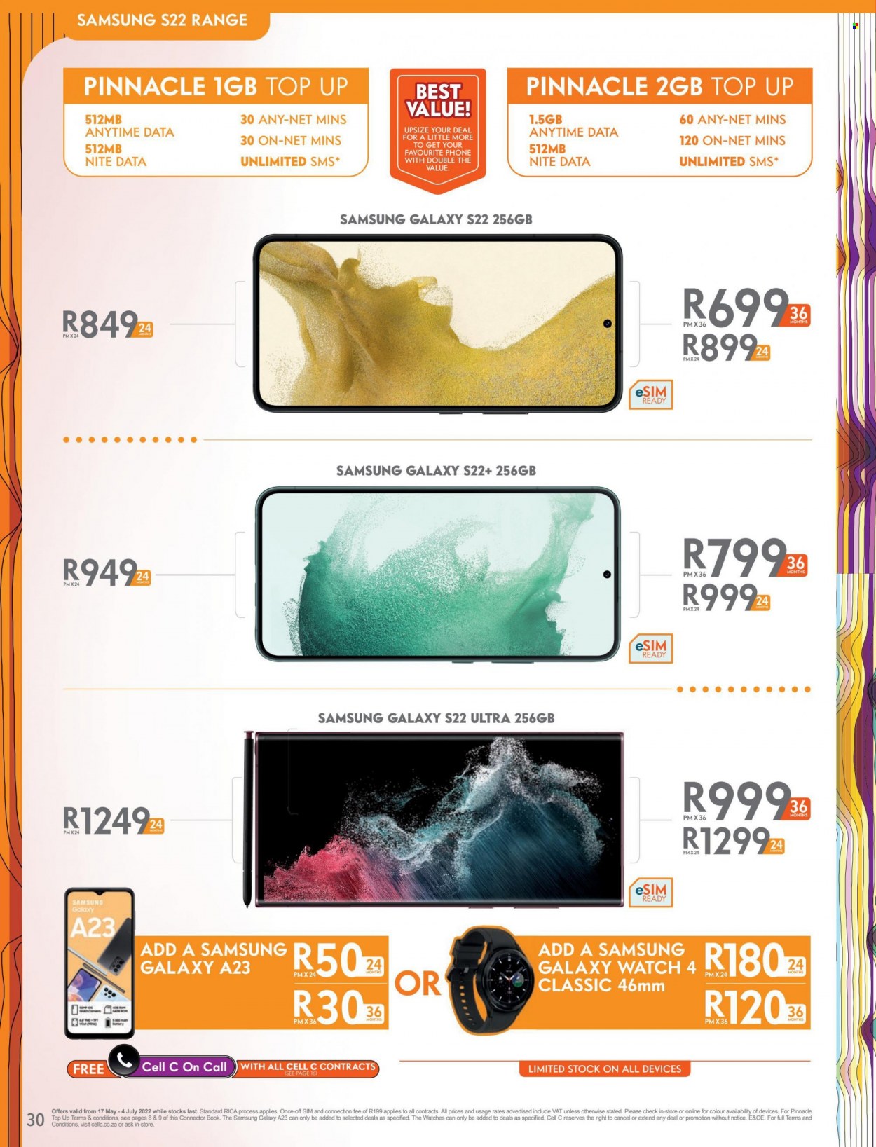 Cell C specials - 05.18.2022 - 07.04.2022. 