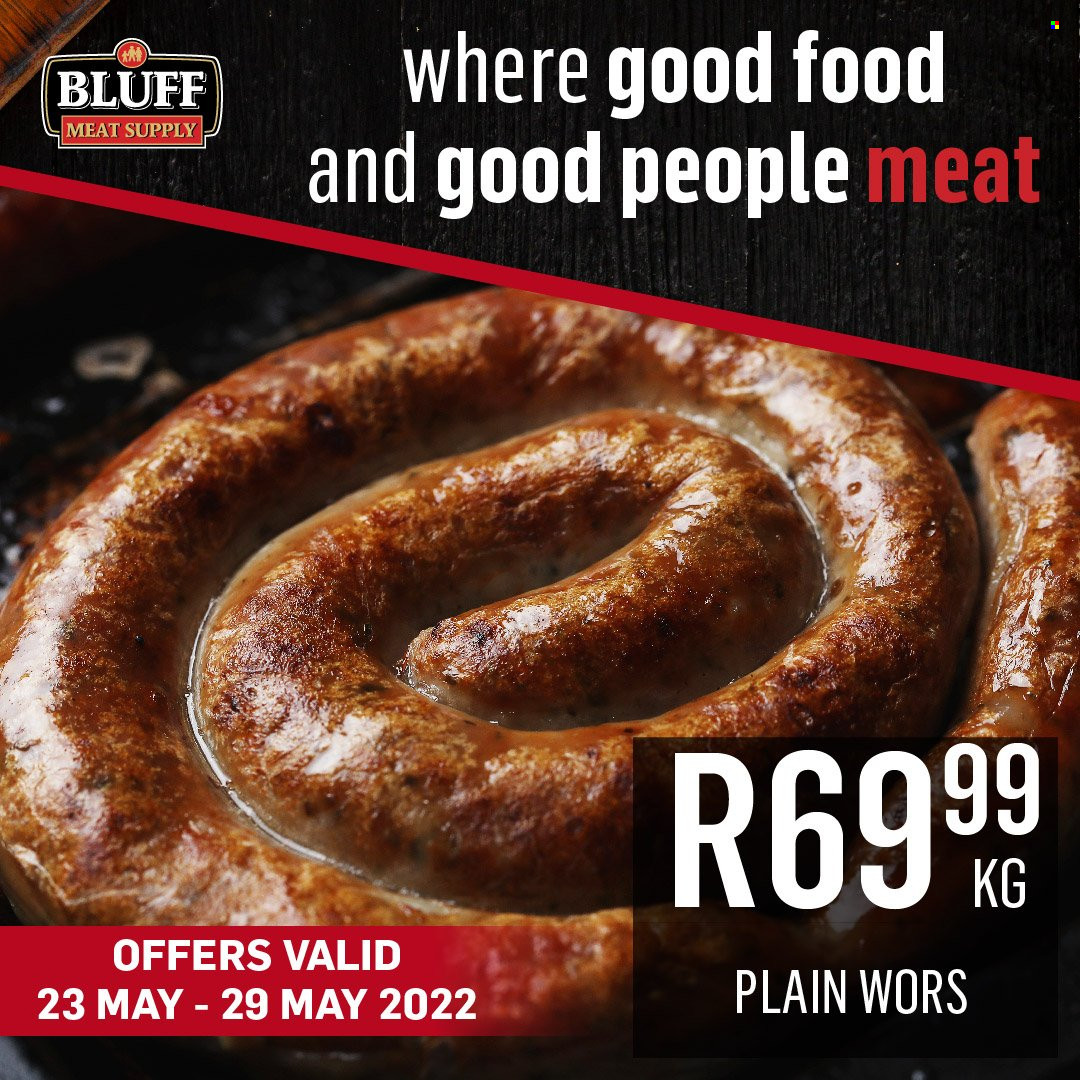 Bluff Meat Supply specials - 05.23.2022 - 05.29.2022. 