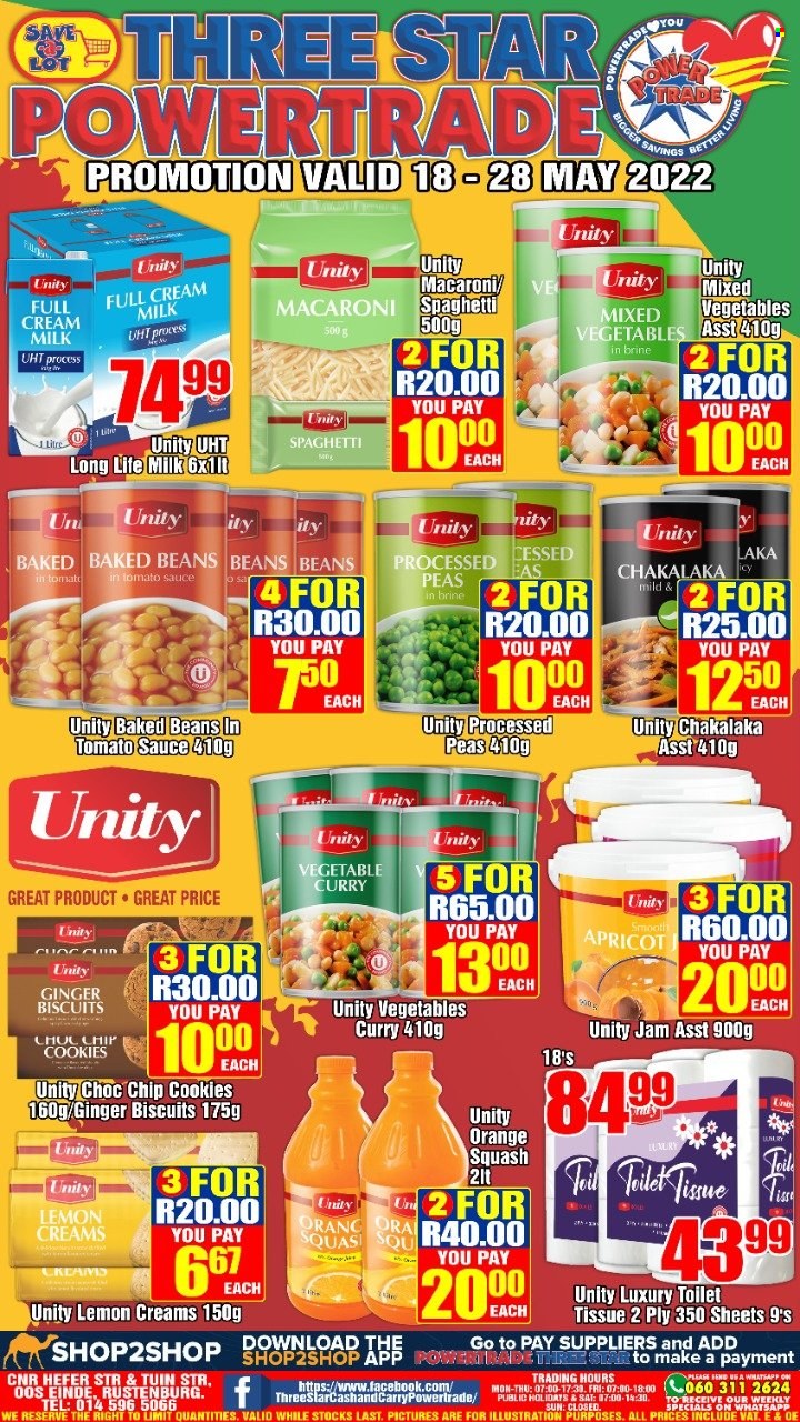 Three Star Cash and Carry specials - 05.18.2022 - 05.28.2022. 