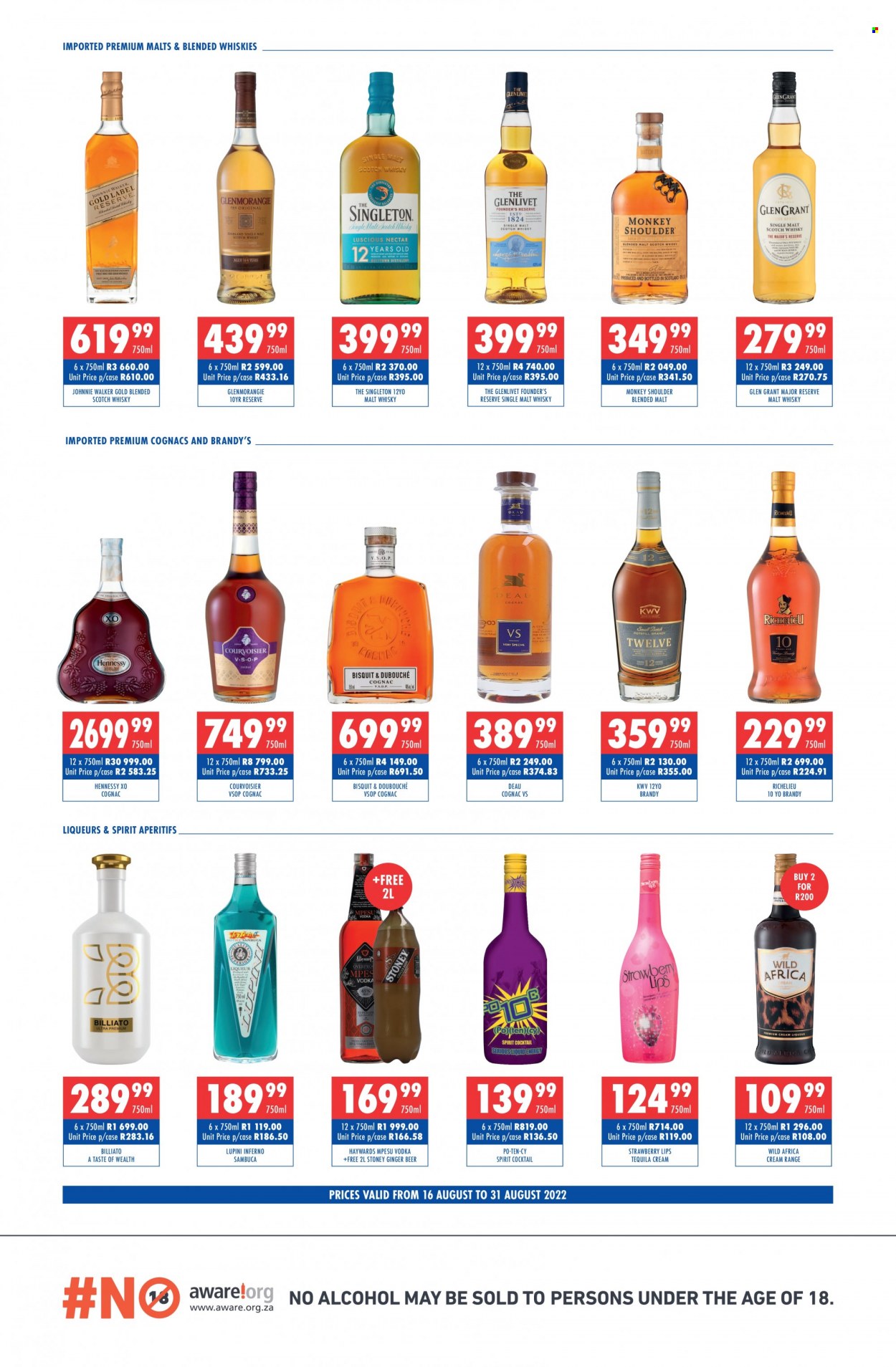Ultra Liquors specials - 08.16.2022 - 08.31.2022. 