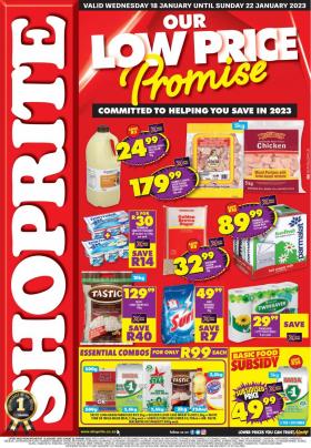 Shoprite - January Subsidy Weekend Deals