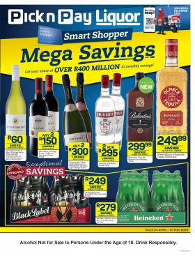 Pick n Pay Liquor - MEGA SAVINGS