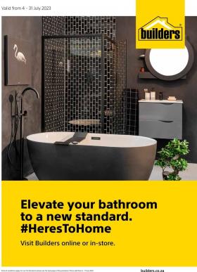 Builders - Elevate Your Bathroom To A New Standard