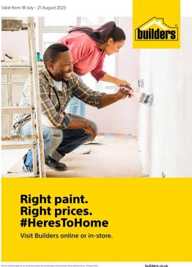 Builders - Right Paint, Right Prices