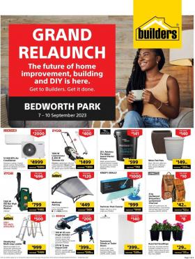 Builders - Grand Relaunch Bedworth Park