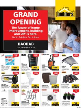 Builders - Grand Opening Baobab