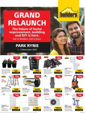 Builders - Grand Relaunch Park Rynie