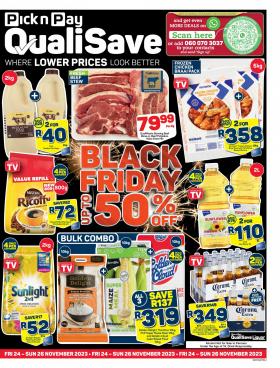 Pick n Pay Clothing - Black Friday Specials