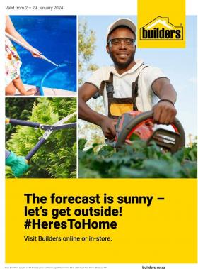 Builders - The Forecast Is Sunny Let's Get Outside