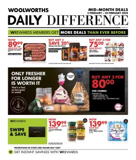 Woolworths - Daily Difference