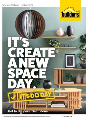Builders - It's Create A New Space Day