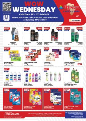 Africa Cash & Carry - Wow Wednesday