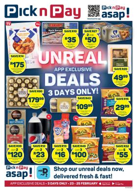 Pick n Pay - Unreal PnP asap! Specials