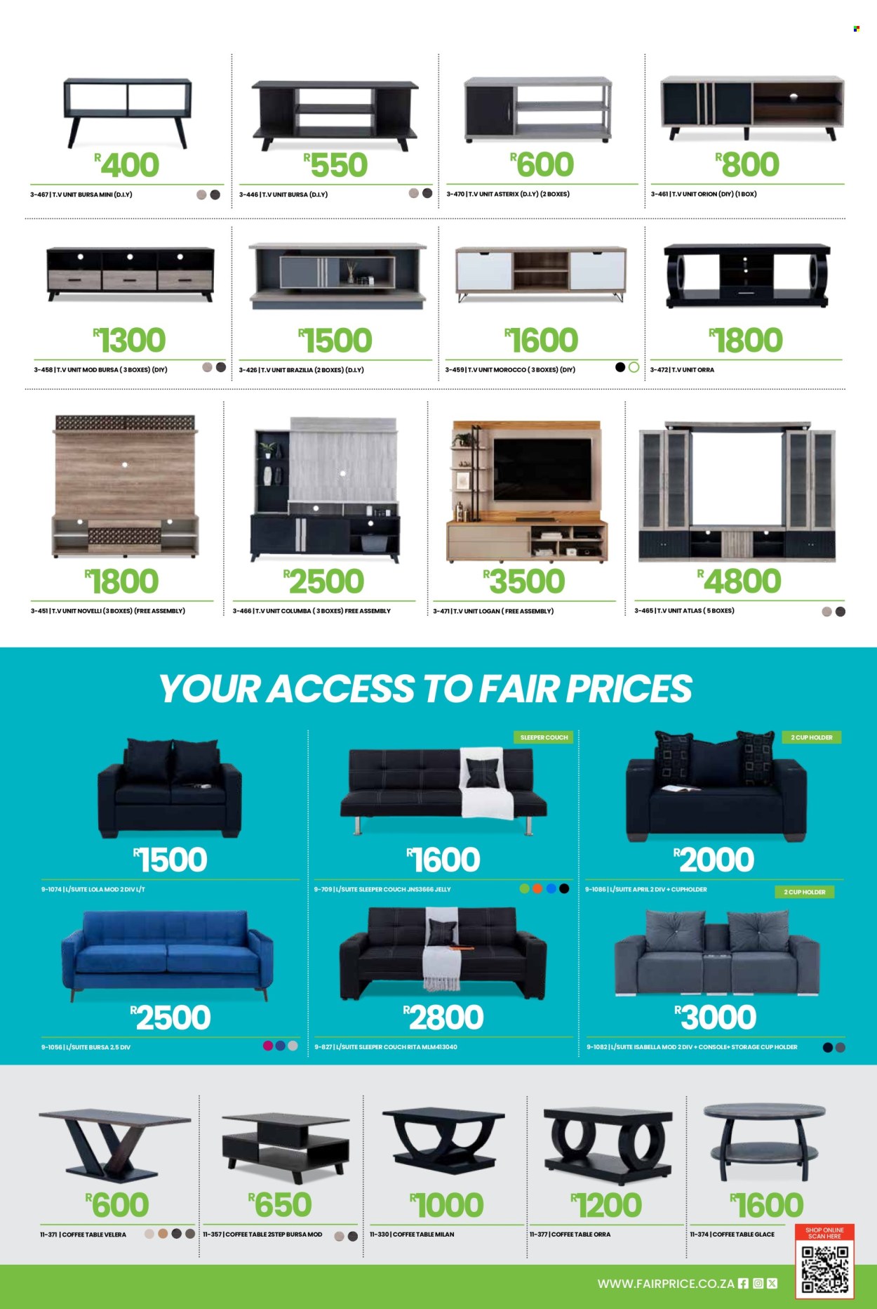Fair Price specials - 03.01.2024 - 03.31.2024. 