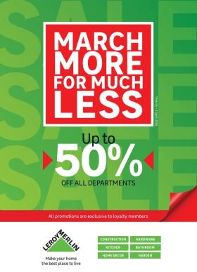Leroy Merlin - March more for much less