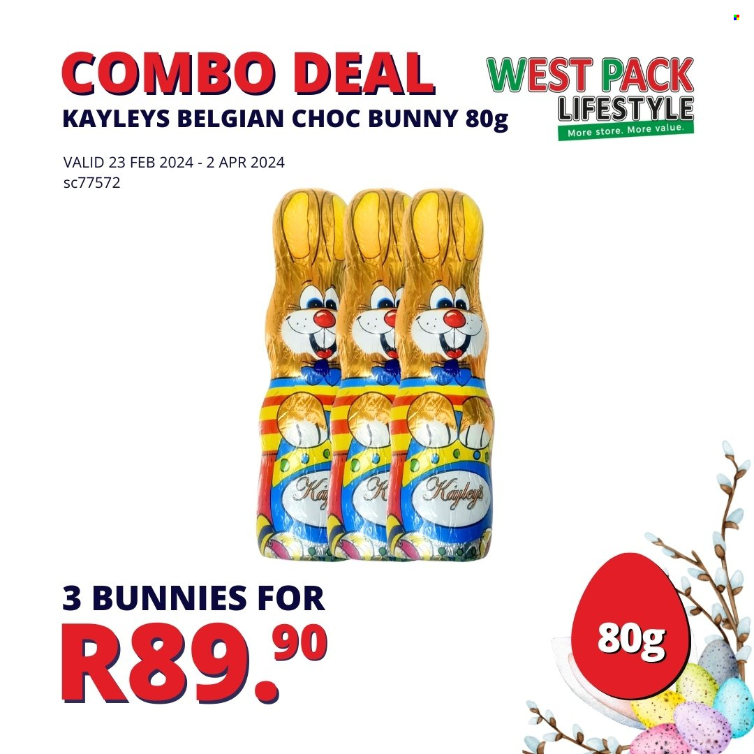 West Pack Lifestyle specials - 02.23.2024 - 04.02.2024. 
