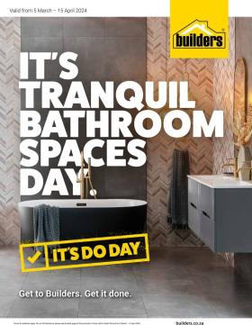 Builders - It's Tranquil Bathroom Spaces Day