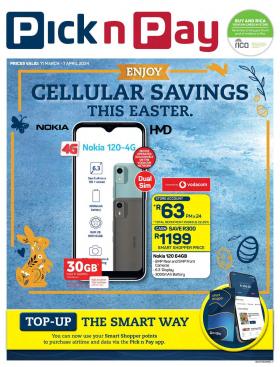 Pick n Pay - Cellular Easter Specials