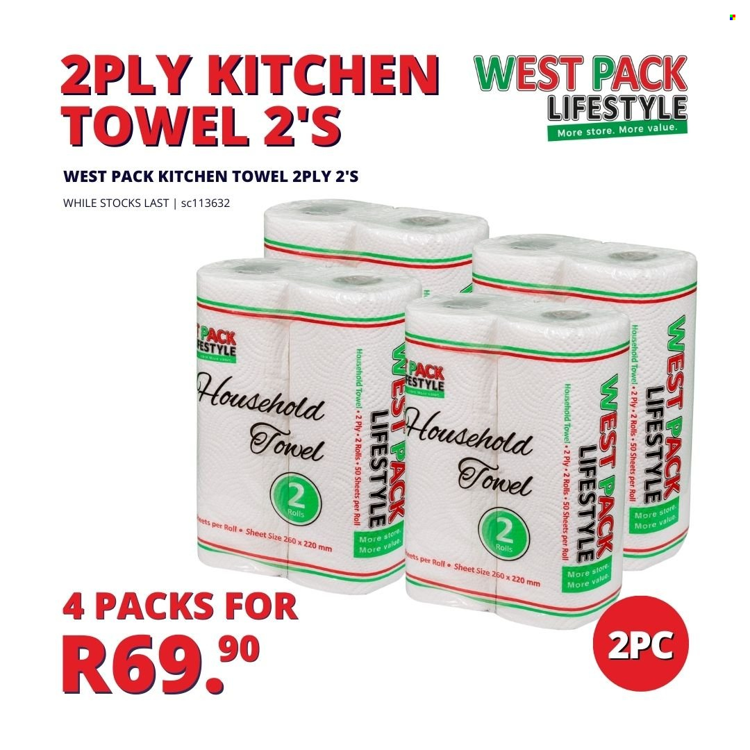 West Pack Lifestyle specials. 