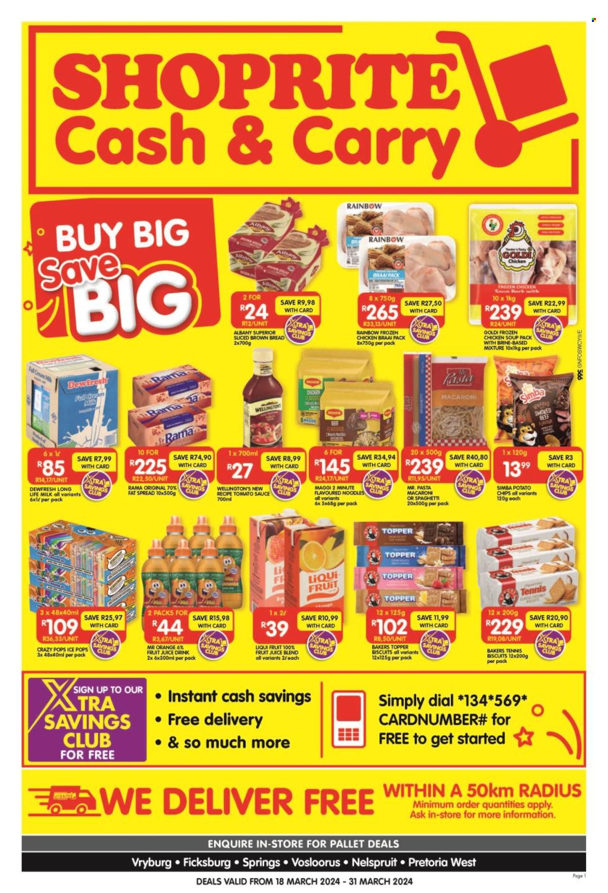 Super Cash & Carry specials - 03.18.2024 - 03.31.2024. 