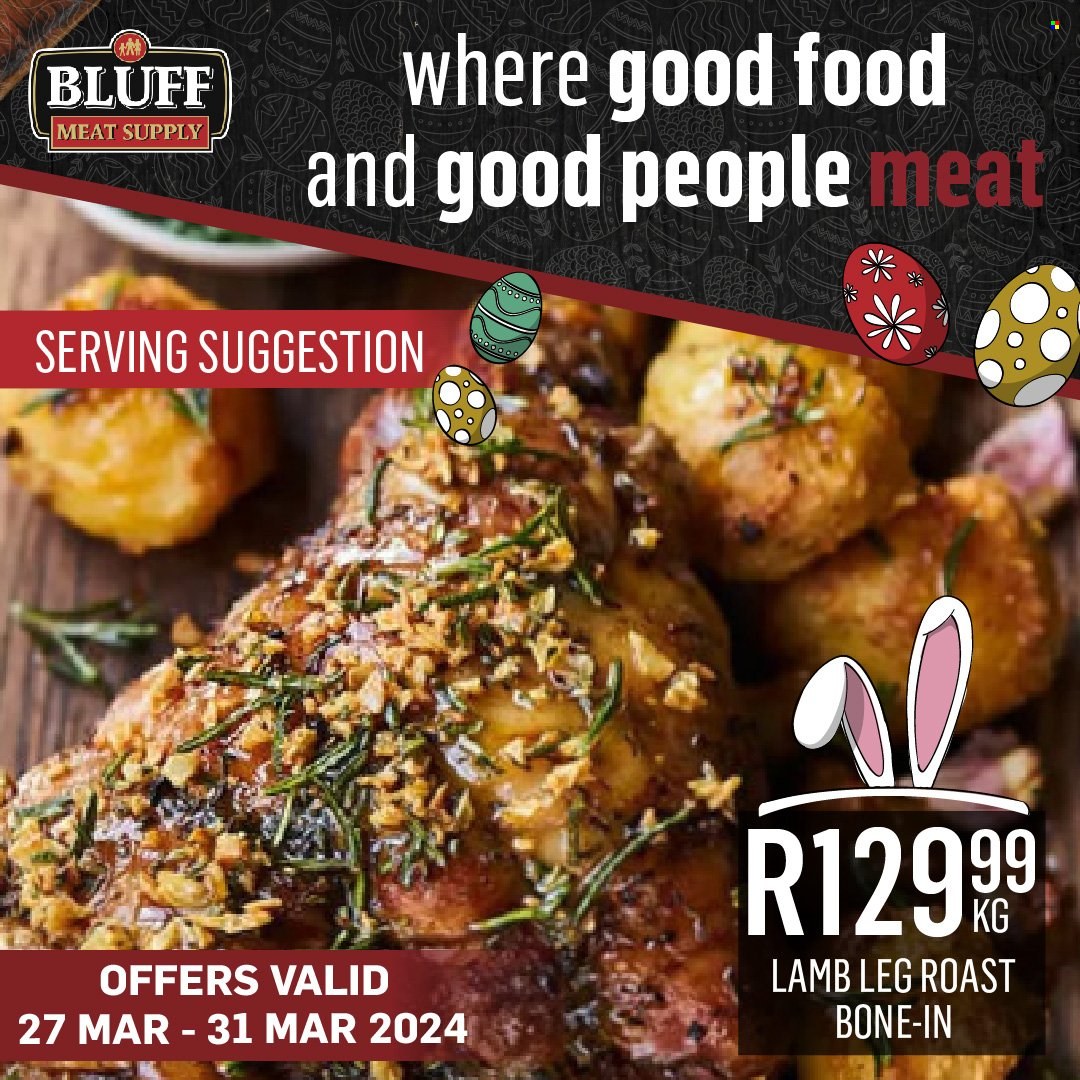 Bluff Meat Supply specials - 03.27.2024 - 03.31.2024. 