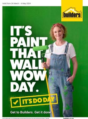 Builders - It's Paint That Wall Wow Day