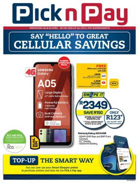 Pick n Pay - Cellular Specials