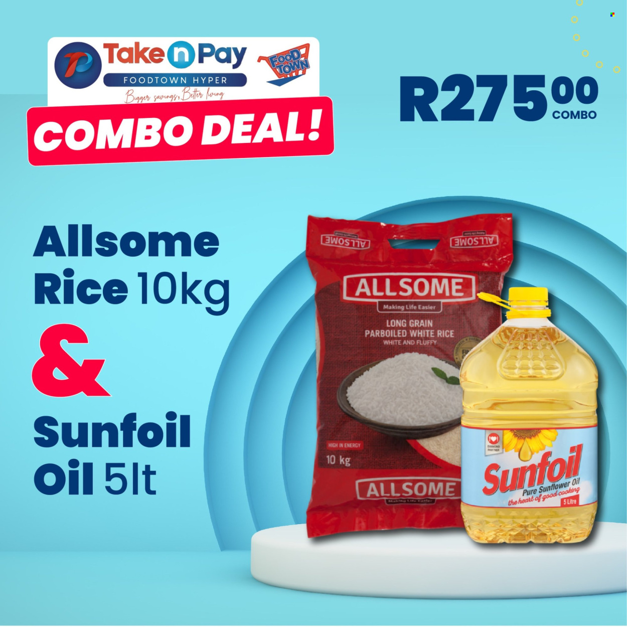 Take n Pay specials. 
