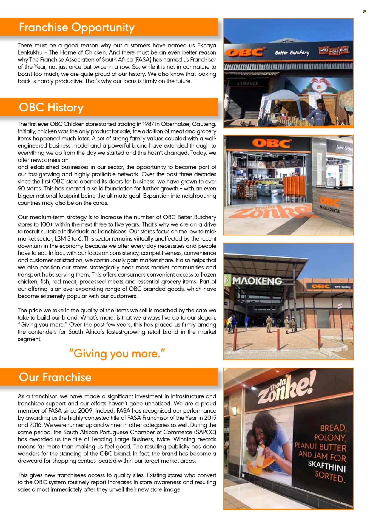 OBC specials. 
