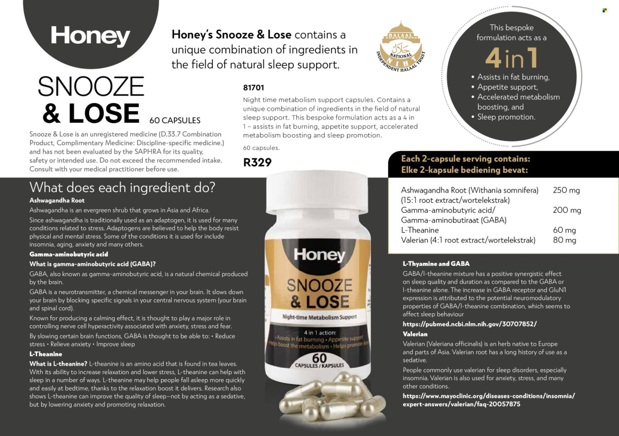 Honey specials. 