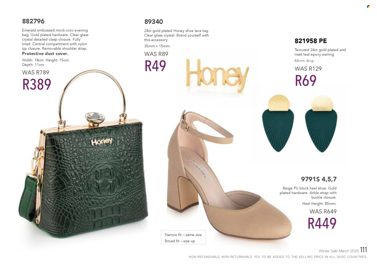 Honey specials. 