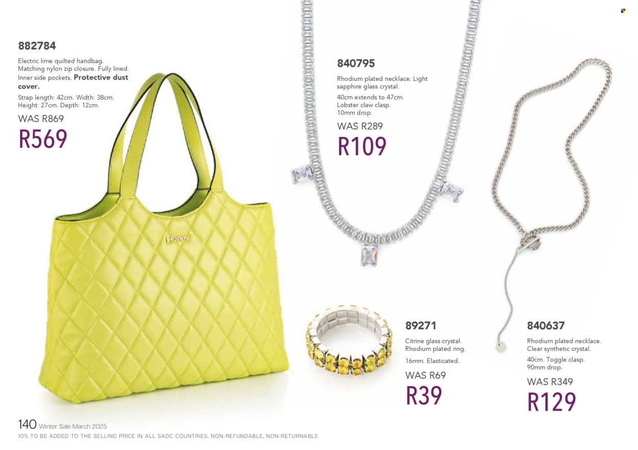 Honey specials. 
