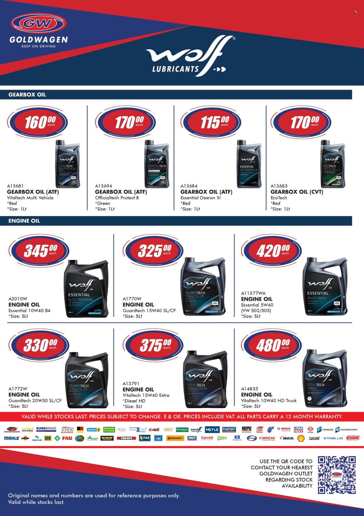 Goldwagen specials - 04.01.2025 - 05.31.2025. 